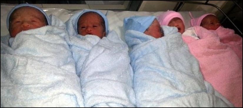 Woman gives birth to quintuplets in Karachi