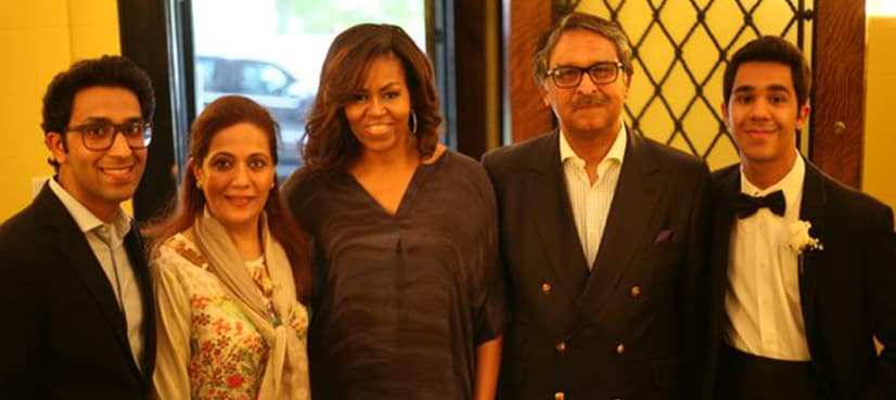 Michelle Obama visits Pakistan Embassy in DC
