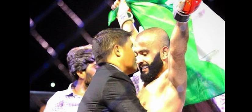 Pakistan's MMA fighter Uloomi Karim defeats Indian Yadwinder Singh