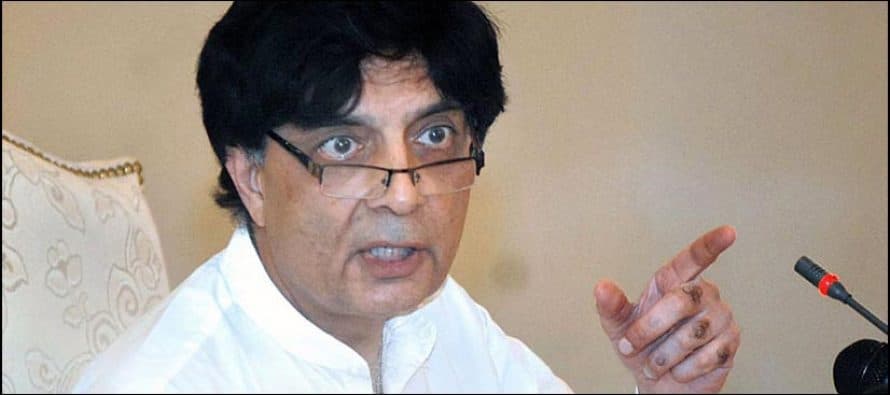 Govt sending formal reference to UK against Altaf Hussain: Nisar