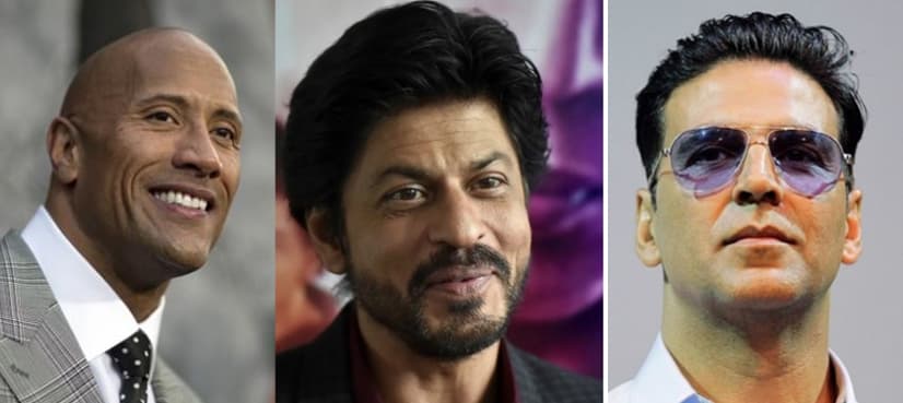 Dwayne Johnson, SRK, Akshay among highest paid