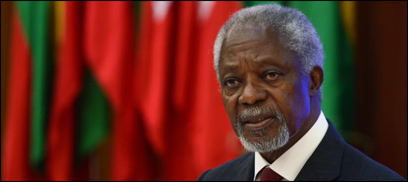 Myanmar Buddhists boo ex-UN chief Kofi Annan on peace mission