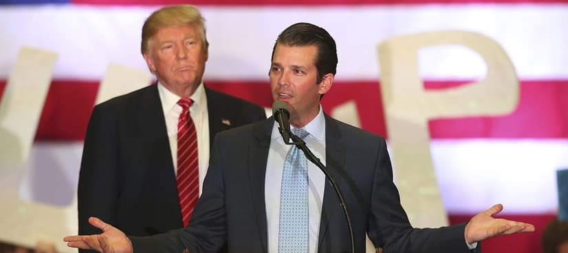 Trump's son compares Syrian refugees to poisoned candies