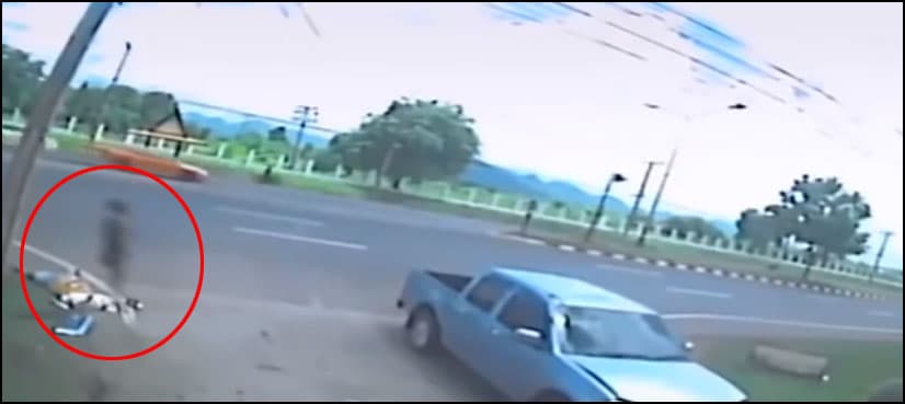 WATCH: Is it a soul leaving the body or an editing gimmick?