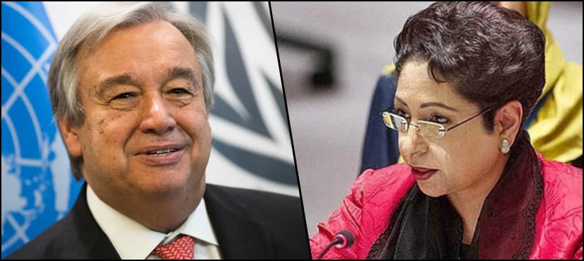 Ambassador Lodhi briefs new UN chief on situation in South Asia, Afghanistan