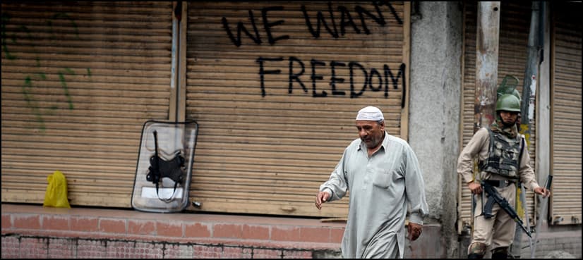 Read ‘messages’ on every wall in Kashmir, Pakistan tells India
