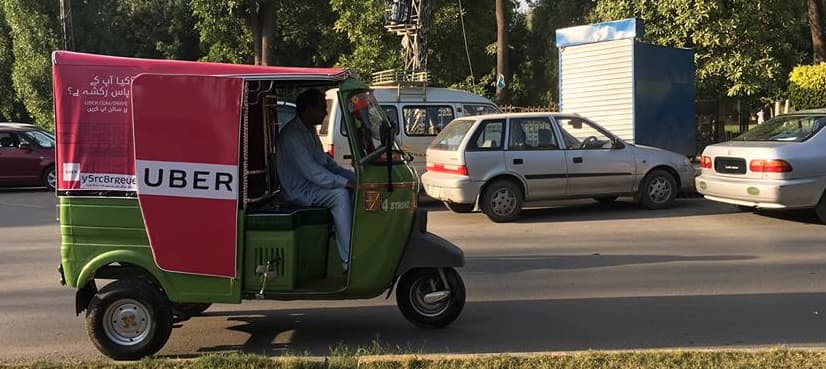 Uber launches rickshaw service in Lahore