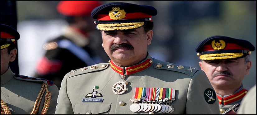 General Raheel Sharif issues warning to India
