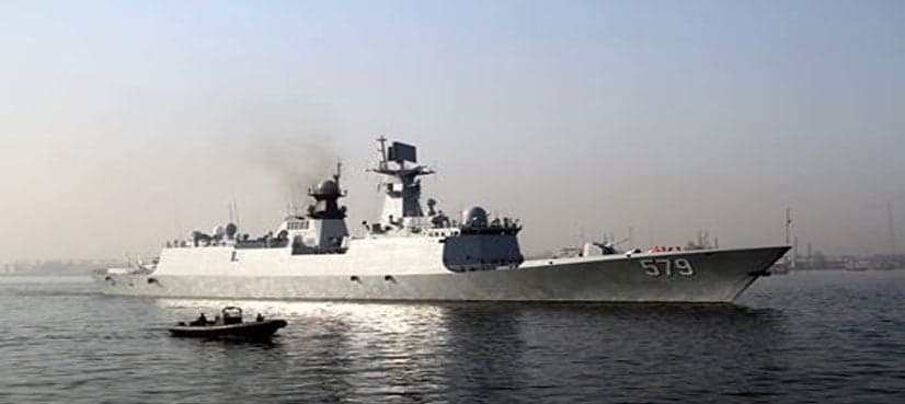 Chinese Navy flotilla arrives to participate in bilateral exercise 