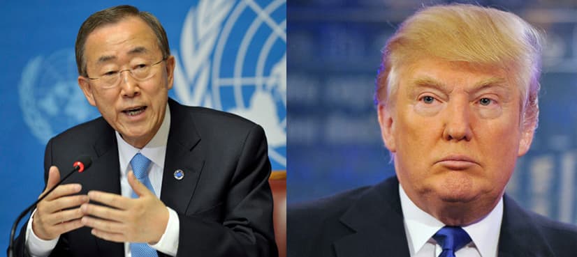 UN's Ban confident Trump will not undo Paris climate deal