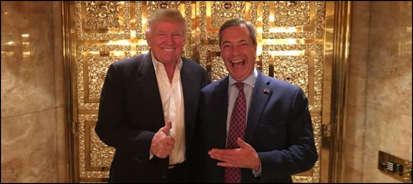 Farage becomes first UK politician to meet Donald Trump after election