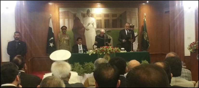 Justice (retd) Siddiqui takes oath as Governor Sindh