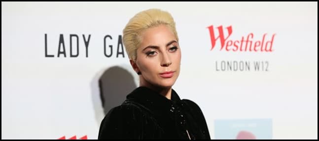 Lady Gaga performs on London rooftop to promote new album