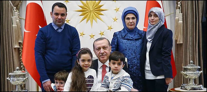 Syrian girl blogger, 7, meets Erdogan at Ankara palace
