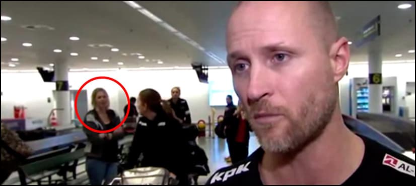 WATCH: Woman mysteriously vanishes during live TV broadcast