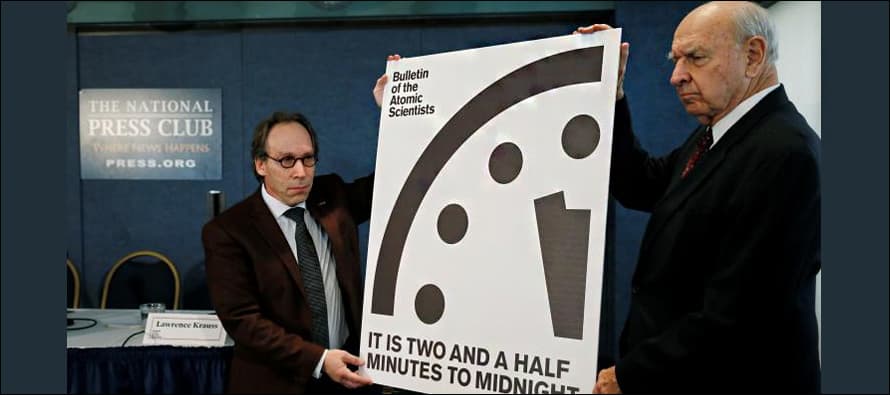 'Doomsday Clock' ticks closest to midnight in 64 years