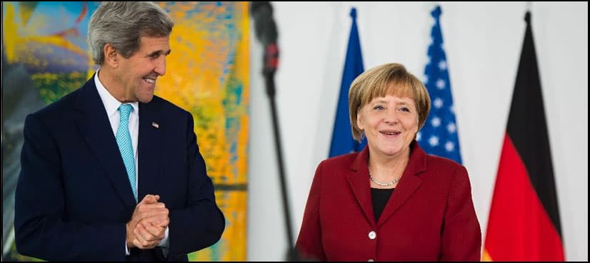 Kerry says Trump criticism of Merkel 'inappropriate'