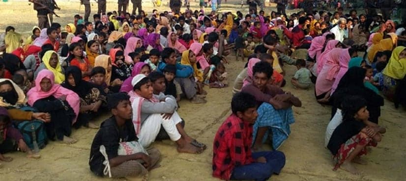 Hundreds of Rohingya 'return home' from Bangladesh