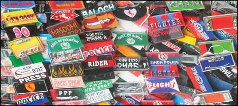 Massive crackdown against fancy vehicle number plates in Punjab