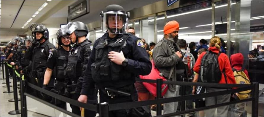 Chaos, anger as Trump order halts Muslim immigrants from seven countries