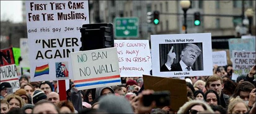 Muslim world loses faith in US values as Trump visa ban bites