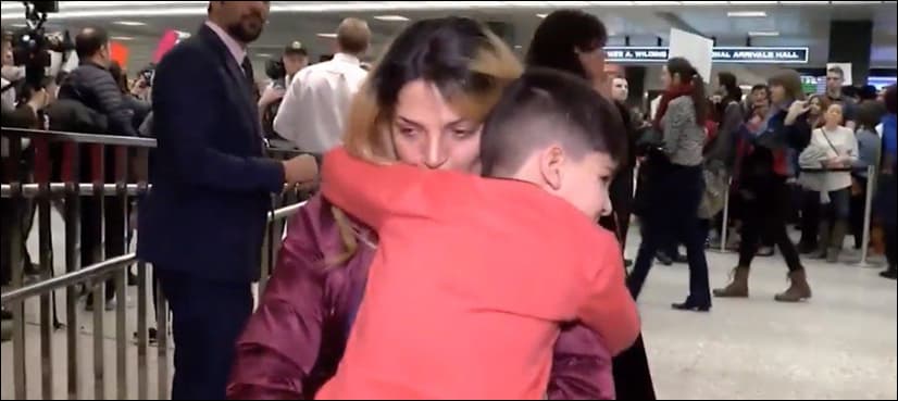 Five-year-old boy handcuffed at US airport due to Trump ban