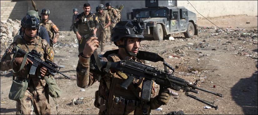 Iraqi forces fighting Islamic State set to storm airport, clear way to western Mosul