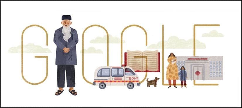 Google honors Edhi on 89th birth anniversary