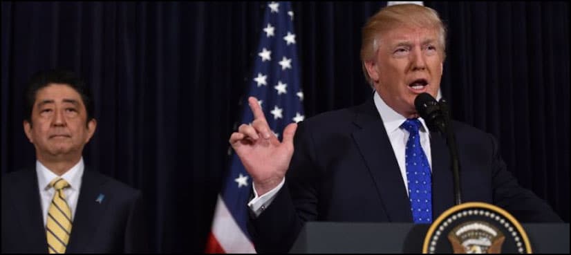 Washington '100%' behind Tokyo after North Korea missile launch: Trump