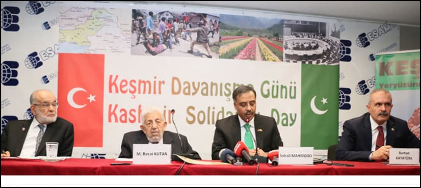 Turkey reiterates support for people of India-Occupied-Kashmir