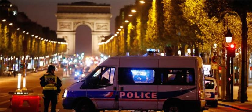 One officer killed, one wounded in Champs Elysees shooting: police
