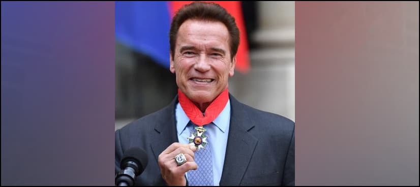 Arnold Schwarzenegger awarded France's highest honour for environmental work