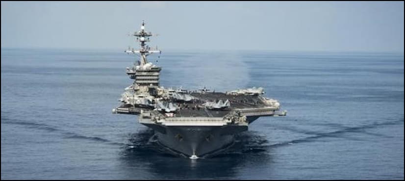 North Korea says ready to strike U.S. aircraft carrier