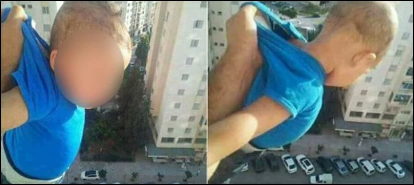 Man sentenced for dangling baby out of window to 'get 1,000 Facebook likes'