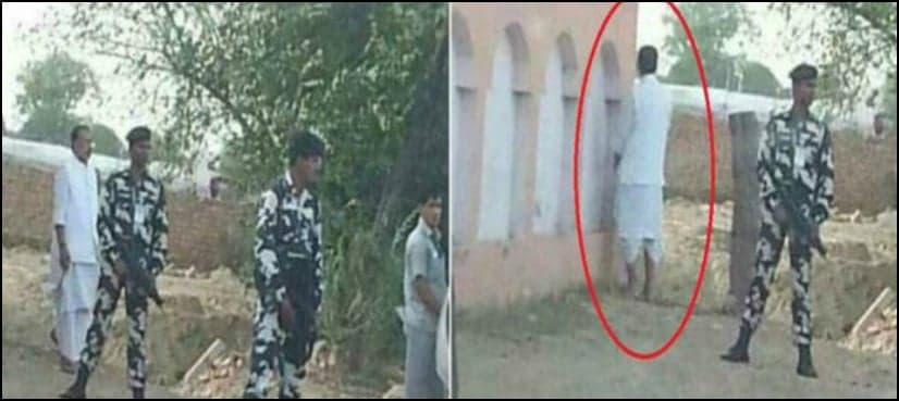 Indian minister caught urinating in public, mocked on social media
