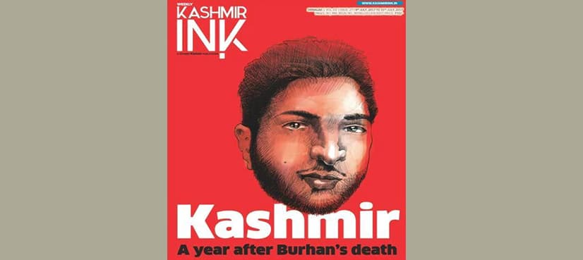 Facebook blocks official page of Kashmiri weekly over posting Wani’s sketch