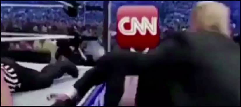 WATCH: Donald Trump tweets bizarre video of himself ‘beating up’ CNN