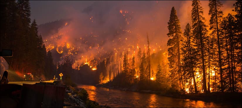 Climate change will feed wildfires: experts