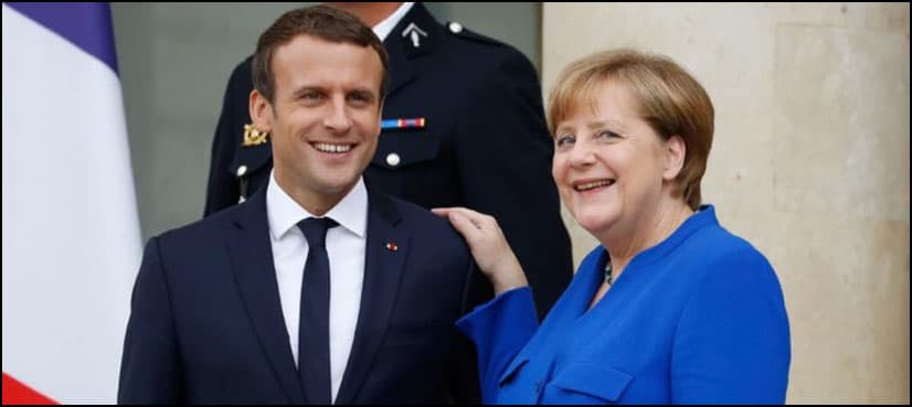 Macron outshines Merkel as EU's top diplomat