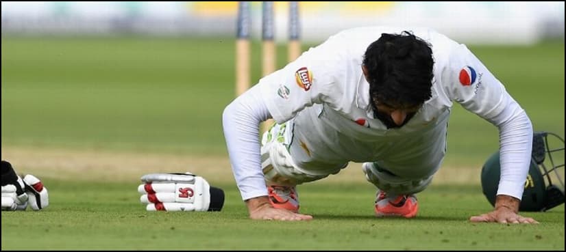On this day in 2016 – Misbah did famous push-ups at Lord’s