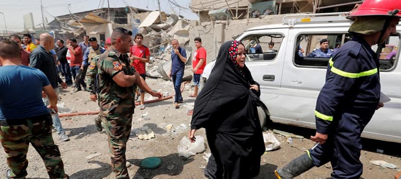 Eight killed, over dozen injured in car bomb in Baghdad market