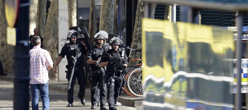 13 dead as van rams crowd in Barcelona 'terror attack'