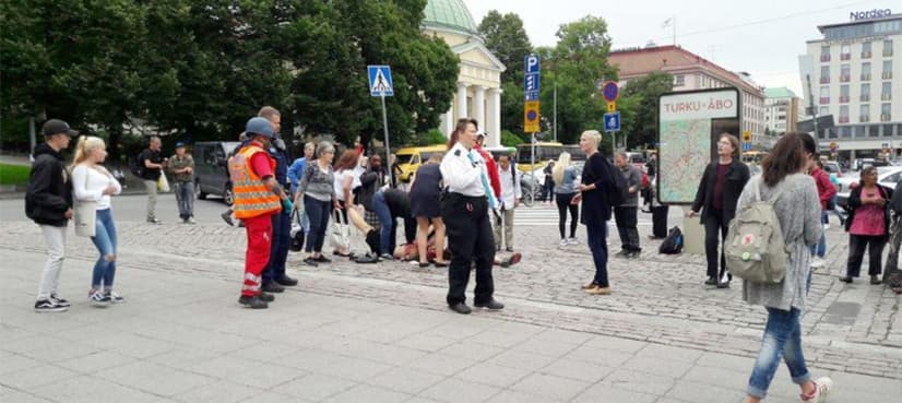 Two dead, six injured in Finland stabbing spree: police