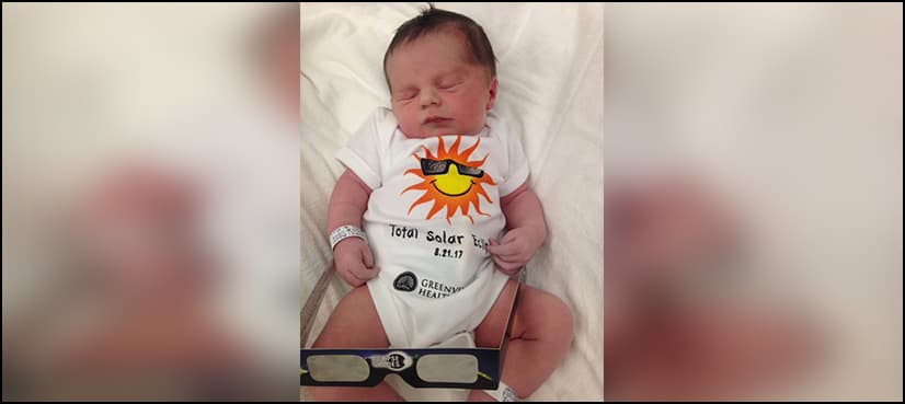 Baby born during the Solar Eclipse gets a special name
