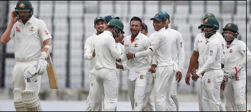 Bangladesh stun Australia in historic Test victory