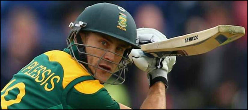 Du Plessis to captain World XI team against Pakistan