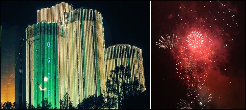 Sky roars with fireworks as 70th Independence Day celebrations begin