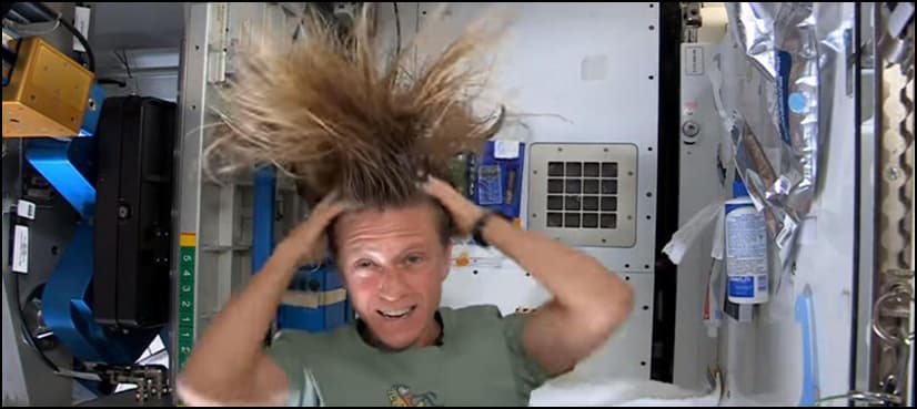 WATCH: Here’s how astronauts wash their hair in space