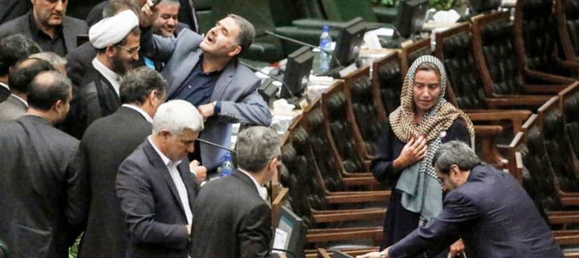 Iran media slam MPs for taking 'selfies of humiliation' with EU diplomat