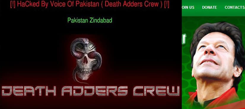 Hackers deface PTI website for several hours after Gulalai's presser